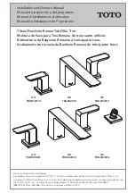 Предварительный просмотр 1 страницы Toto GO TBG01201U Installation And Owner'S Manual