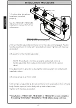 Предварительный просмотр 4 страницы Toto GO TBG01201U Installation And Owner'S Manual