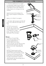 Preview for 12 page of Toto GO TLG01201U Installation And Owner'S Manual