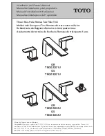 Toto GR TBG02201U Installation And Owner'S Manual preview