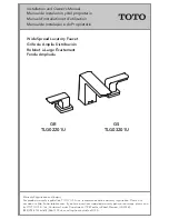 Preview for 1 page of Toto GR TLG02201U Installation And Owner'S Manual