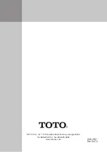 Preview for 32 page of Toto GUINEVERE TS970T Installation And Owner'S Manual