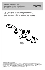 Toto Keane TB211S Installation And Owner'S Manual preview