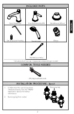 Preview for 3 page of Toto Keane TB211S Installation And Owner'S Manual