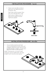 Preview for 4 page of Toto Keane TB211S Installation And Owner'S Manual