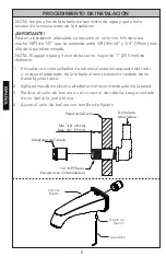 Предварительный просмотр 8 страницы Toto Keane TS211E Installation And Owner'S Manual