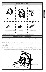 Preview for 3 page of Toto Keane TS211P Installation And Owner'S Manual