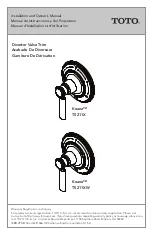 Toto Keane TS211X Installation And Owner'S Manual preview