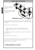 Предварительный просмотр 4 страницы Toto LB TBS01201U Installation And Owner'S Manual