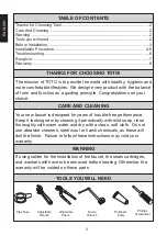 Preview for 2 page of Toto Lloyd TB930DD Installation Manual