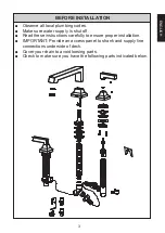 Preview for 3 page of Toto Lloyd TB930DD Installation Manual