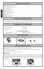 Preview for 2 page of Toto MS604114CEF Installation Manual