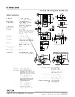 Предварительный просмотр 2 страницы Toto MS980CMG Manual