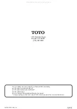 Preview for 48 page of Toto NEOREST 600 MS990CG Instruction Manual