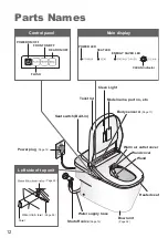 Предварительный просмотр 13 страницы Toto NEOREST 700H Instruction Manual