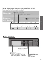 Предварительный просмотр 18 страницы Toto NEOREST 700H Instruction Manual