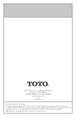 Preview for 24 page of Toto Neorest II Series Owner'S Manual