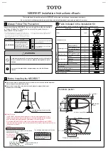 Toto NEOREST MS990CGR Installation Instructions preview