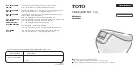 Preview for 1 page of Toto Neorest NX Instruction Manual