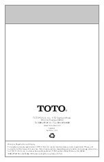 Предварительный просмотр 9 страницы Toto Neorest TL993SE Owner'S Manual