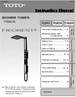 Preview for 1 page of Toto NEOREST TS991A Instruction Manual