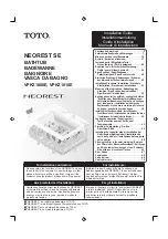 Toto NEOREST VPKZ1800E Installation Manual preview