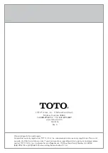 Preview for 24 page of Toto Oberon-S TL363SD12R Installation And Owner'S Manual