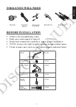 Preview for 3 page of Toto PO TL380SWL Installation And Owner'S Manual