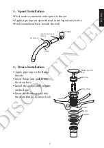 Preview for 5 page of Toto PO TL380SWL Installation And Owner'S Manual