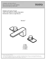 Preview for 1 page of Toto Renesse TL170DD Installation And Owner'S Manual