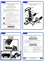 Preview for 1 page of Toto RUFICE TTMR307 Installation