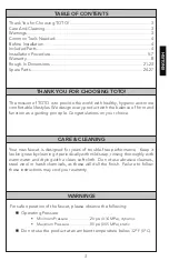 Preview for 3 page of Toto Silas TL210DD Installation And Owner'S Manual