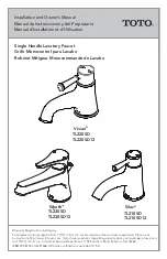 Toto Silas TL210SD Installation And Owner'S Manual preview