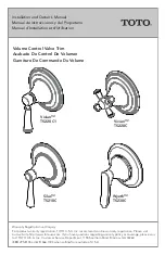 Preview for 1 page of Toto Silas TS210C Installation And Owner'S Manual