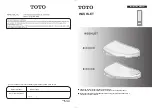 Toto SW3044 Instruction Manual preview