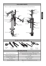 Preview for 3 page of Toto TBG02306U Installation And Owner'S Manual