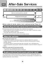 Preview for 26 page of Toto TBP01301 Operation Manual