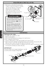 Preview for 18 page of Toto TBV01101U Installation And Owner'S Manual