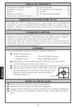 Preview for 20 page of Toto TBV01101U Installation And Owner'S Manual