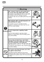 Предварительный просмотр 4 страницы Toto TBV02403 Manual