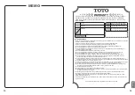 Предварительный просмотр 28 страницы Toto TBV03427B Instruction Manual