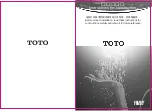 Toto TBW01003B1 Manual preview