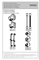 Toto TBW01014U Installation And Owner'S Manual предпросмотр