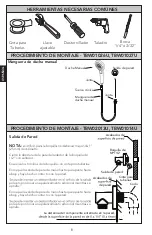 Preview for 8 page of Toto TBW01014U Installation And Owner'S Manual