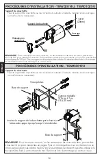 Preview for 14 page of Toto TBW01014U Installation And Owner'S Manual