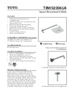 Toto TBW02004U4 Installation And Owner'S Manual preview