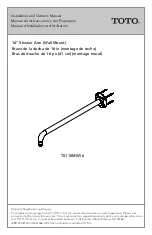 Предварительный просмотр 7 страницы Toto TBW02004U4 Installation And Owner'S Manual