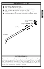 Предварительный просмотр 9 страницы Toto TBW02004U4 Installation And Owner'S Manual