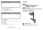 Toto TBW08407 Operation Manual предпросмотр