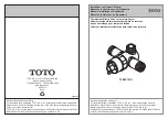 Preview for 1 page of Toto TLE05701U Installation And Owner'S Manual